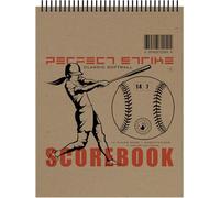 Perfect Strike Softball Scorebook with Rules and Scoring Instructions. Heavy Duty. Youth or Adult Softball. TS-14:7. (1 Book)
