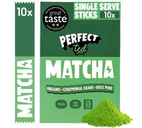 Perfect Ted | 10x 1.5g Sachets | Organic Ceremonial Grade | Japanese Matcha Tea Powder | Matcha Fuel | Organic Powder
