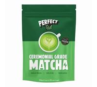 Perfect Ted Ceremonial Grade Machta Green Tea Powder 100g x 1 - No GMO - 100% Pure Japanese Antioxidant - Vegan & Gluten-Free with Welari Thank You Card | (1 Pack)