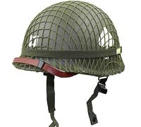 Perfect WW2 US Army M1 Green Helmet Replica with Net/Canvas Chin Strap DIY Painting