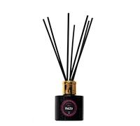 Perfect4U Scented Fragrance Diffuser 100ml - Luxury Glass Diffusers for Home with Sticks Sets, Air Fresheners for Home & Bathroom, Handmade in The UK (Black Plum & Rhubarb)