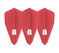 PerfectDarts 1 SET L STYLE CHAMPAGNE DART FLIGHTS BULLET RED