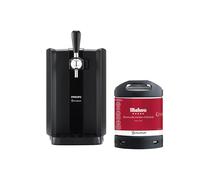 PerfectDraft Black beer bundle with Mahou 6L keg, Philips home dispenser.