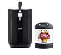 PerfectDraft Black beer bundle with Stella Artois 6L keg, Philips home dispenser.