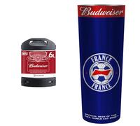 PerfectDraft Budweiser Beer Keg for PerfectDraft Machine, 6L + Budweiser Alu Cup France Bundle