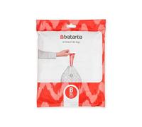 PerfectFit Bin Liners 40 Pack Thick Plastic Trash Bags with Drawstring Handles (Size B/5L)