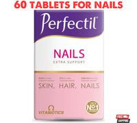 Perfectil Hair, Skin & Nails Supplement Tablets w Biotin & Collagen New UK Stock