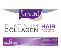 Perfectil Platinum Collagen Drink Supplement for Women Hair - 10 x 50 ml vials