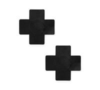 Perfection Black Cross Nipple Covers (3 Pairs)