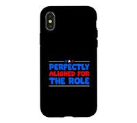 Perfectly Aligned For The Role Job Interview Case for iPhone X/XS