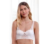 'PERFECTLY YOU LONGLINE' Non-Wired Small Cup Bra Little Women White 40A