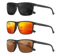 Perfectmiaoxuan Polarized sunglasses for men/women; Vintage/classic/elegant light frame; HD pilot lenses; Golf/driving/fishing/travel Eyewear