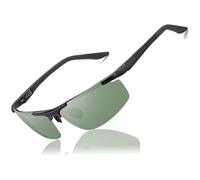 Perfectmiaoxuan Sunglasses Mens Womens Polarised Pilot Classic Vintage Style Ultralight Metal frame Glasses Shades Driving Fishing UV protection