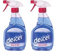 PERFECTONISH 2 X De Icer Trigger 500ml Spray Aerosol for Car WindSheild Prevents Re-Freezing, Fast Acting Agents Melts Ice and Frost Quickly, Operates at -15C