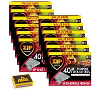 Perfectonish Firelighters For Wood Burners-Quick and Easy Lighting Fire Starters For Log Burner, Stove, Indoor and Outdoor Use - Firelighters (12 x 40 Pack)