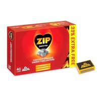 Perfectonish Firelighters Value Pack 40 with Safety Match Box - Fire Starters for Wood Burners, Log Burners, and Open Fires - Fire Lighters for Easy Ignition (Pack of 1)