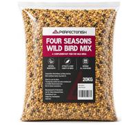 Perfectonish Pet Performance Four Season Wild Bird Seed 20kg | All Year Round Wild Bird Food with Black Sunflower Seeds | 100% Natural Bird Seed Mix for Small Garden Birds | Premium Garden Bird Feed