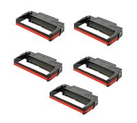 PerfectPrint 5 Comaptible Black Red Ribbon Cartridge for PANASONIC M300 308 OMNIPRINTOM100 OM200 OPC200 JS7000MAIN PANASONICJS7500 8000 9000REMOTEPTR SHARPER2975 3210 A750