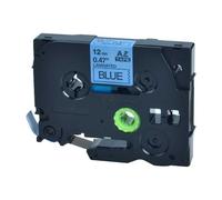 PerfectPrint Compatible Black on Blue Label Tape For Brother PT-1000 1005BTS 1005F 1005FB 1010 1080 1090 1230PC 1260VP 1280 1280DT 1830VP 18R 2030VP 2420PC TZ531 1/2" (12mm)(Black on Blue)