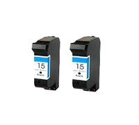 PerfectPrint Compatible Ink Cartridge for HP Deskjet 3810 3816 3820 3820c 3820v 3820w 3822 810c 812c 816c 825c 825cvr 840c 841c 842c 843c 843cxe 845c 845cvr 916c 920c 920cvr 15 (Black, 2-Pack)