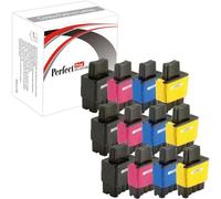 PerfectPrint Compatible Ink Cartridge Replacement for Brother DCP-110C 115C 117C 120C 310CN 320CN FAX-310 1835C 1840C 1940CN 2440C MFC-5840CN 620CN 210C LC900 (Black/Cyan/Magenta/Yellow, 12-pack)