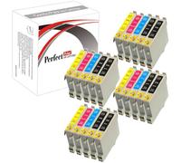 PerfectPrint Compatible Ink Cartridge Replacement for Epson Stylus D68 D88 DX3800 DX3850 DX4200 DX4800 DX4850 T0615 (Black/Cyan/Magenta/Yellow, 20-pack)