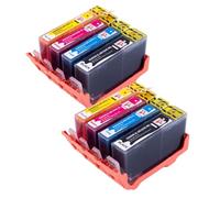 PerfectPrint Compatible Ink Cartridge Replacement for HP B109a B109n B109d B109f B110a B110c B110e B111 B210a B210c B211 C410 C410b C309a C309n C309g C310a 364XL (Black/Cyan/Magenta/Yellow, 8-pack)