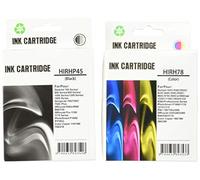 PerfectPrint Compatible Ink Cartridge Replacement for HP Officejet 1170 G55 G85 G95 K60 K80 Photosmart 1000 1100 1115 1215 1215vm 1218 1218xi 1315 No. 45 / 78 (Black/Tri-colour, 2-pack)