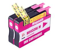PerfectPrint Compatible Ink Cartridge Replacement for HP Officejet 6100 6600 6700 7110 7510 7610 7612 933XL (Magenta, 2-Pack)