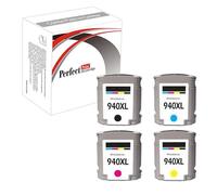 PerfectPrint Compatible Ink Cartridge Replacement for HP Officejet Pro 940XL Printers (Black/Cyan/Magenta/Yellow, 4-Pack)