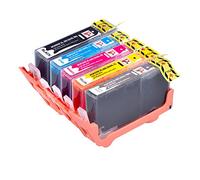 PerfectPrint Compatible Ink Cartridge Replacement for HP Photosmart 7510 7520 B8550 B8553 C5380 C5383 C5390 C6300 C6380 D5460 D5463 D5468 D7560 364XL (Black/Photo-Black/Cyan/Magenta/Yellow, 5-pack)