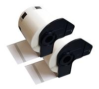 PerfectPrint Compatible Label Roll Replacement for Brother QL-810W QL-820NWB QL-580N QL-800 QL-1050 QL-1050N QL-1060N QL-500 QL-550 QL-570 QL-700 QL-710W DK-11209 (Black on White, 2-Pack)