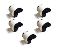 PerfectPrint Compatible Label Roll Replacement for Brother QL-810W QL-820NWB QL-580N QL-800 QL-1050 QL-1050N QL-1060N QL-500 QL-550 QL-570 QL-700 QL-710W DK-11209 (Black on White, 5-Pack)