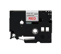 PerfectPrint Compatible Label Tape Replacement For Brother GL-100 PT-1000 1005BTS 1005F 1005FB 1010 1090 1230PC 1260VP 1280 1280DT 1290VP 1750 1830VP TZ232 1/2" (12mm) (Red on White, 1-Pack)