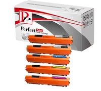 PerfectPrint Compatible Toner Cartridge for HP Pro Color MFP M176n M177fw CF350A CF351A CF352A CF353A (Bk/C/M/Y, 5-Pack)