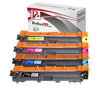 PerfectPrint Compatible Toner Cartridge Replacement for Brother DCP-9020CDW HL-3140CW 3150CDW 3170CDW MFC-9140CDN 9330CDW 9340CDW TN241 / TN-241 TN245 / TN-245 (Black/Cyan/Magenta/Yellow, 4-pack)