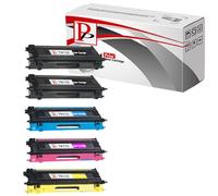 PerfectPrint Compatible Toner Cartridge Replacement for Brother HL-4040CN 4050CDN 4070CDW MFC-9440CN 9450CDN 9840CDW DCP-9040CN 9042CDN 9045CDN TN-135 (Black/Cyan/Magenta/Yellow, 5-pack)