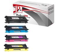 PerfectPrint Compatible Toner Cartridge Replacement for Brother HL-4040CN 4050CDN 4070CDW MFC-9440CN 9450CDN 9840CDW DCP-9040CN 9042CDN 9045CDN TN-135 (Black/Cyan/Magenta/Yellow, 4-pack)