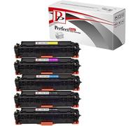 PerfectPrint Compatible Toner Cartridge Replacement for Canon I-Sensys LBP-7200 7200CDN 7680Cx 7660Cdn MF-8360CDN 8340CDN 8340CDN 8330CDN 8380CDW 8350CDN 318 / 718 (Black/Cyan/Magenta/Yellow, 5-pack)