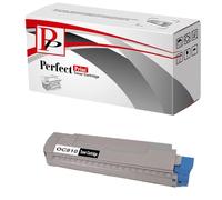 PerfectPrint Compatible Toner Cartridge Replacement for OKI C810 C830 810 830 (Black)