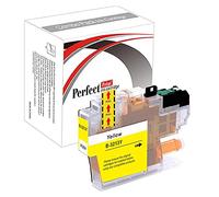 PerfectPrint Ink Cartridge For Printer, Compatible With Brother DCP-J572DW DCP-J770 DCP-J772DNW DCP-J772DW DCP-J774DW MFC-J490 MFC-J491DW MFC-J497DW MFC-J890DW MFC-J895DW LC3213 (Yellow, Single-Pack)