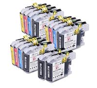 PerfectPrint Ink Cartridge For Printer, Compatible With Brother MFC-J470DW MFC-J4710DW MFC-J650DW MFC-J6520DW MFC-J6720DW MFC-J6920DW MFC-J870DW LC123 (Black/Cyan/Magenta/Yellow, 14-Pack)