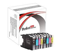 PerfectPrint Ink Cartridge For Printer, Compatible With Brother MFC-J5910DW MFC-J6510DW MFC-J6710D MFC-J6710DW MFC-J6910DW LC1240 (Black/Cyan/Magenta/Yellow, 8-Pack)