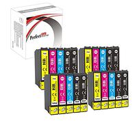 PerfectPrint Ink Cartridge For Printer, Compatible With Epson XP102 XP202 XP205 XP212 XP215 XP225 XP30 XP302 XP305 XP312 XP315 XP322 XP325 XP402 XP405 XP405WH XP412 XP415 18XL (BK/C/M/Y 20-Pack)