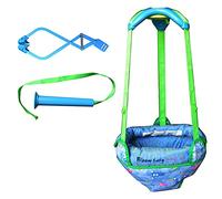 perfectshow Baby Door Jumper Durable Portable Door Swing Bu.mper J.umper Exerciser with Adjustable Strap for Toddlers Infants 6 Months to 2 Years Old (Blue)