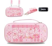 PERFECTSIGHT Cute Cat Switch 2 Carrying Case for Nintendo Switch 2