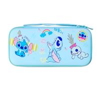 PERFECTSIGHT Switch Carrying Case for Nintendo Switch OLED Travel Carry Case with 12 Game Card Slots, Inner Protective Storage Bag for NS Console & Accessories (Blue S, Switch and Switch OLED)