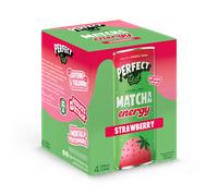 PerfectTed Matcha Energy Strawberry 4 x 250 ml