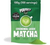 PerfectTed Matcha Powder, Ceremonial Grade Japanese, 100g (100 Servings), Perfect for Lattes & Smoothies | Premium Matcha Fuel | with L-Theanine | Antioxidants | Vegan | Gluten-Free (100g)