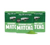 PerfectTed Organic Matcha Powder, Ceremonial Grade Japanese, 3 x 30g (90 Servings) Bulk Pack, Perfect for Lattes & Smoothies | Stone-Ground Green Tea | with L-Theanine | Vegan | Gluten-Free